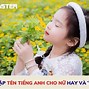 Tên Đẹp Tiếng Anh Cho Nữ